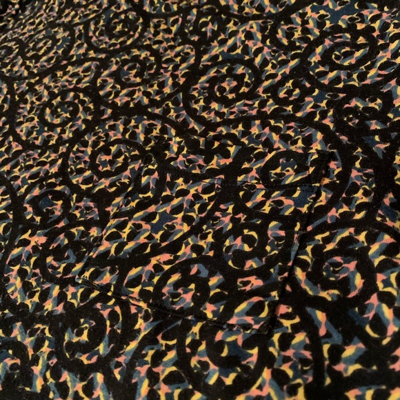 Lularoe XXS Carly dress, multicolor swirl pattern - Picture 2 of 8